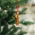 Leopard Gunner Girl Resin Pendant / Standard