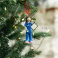 Blue Girl Chief Doctor Resin Pendant / Standard