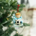 Soccer Boy Resin Pendant / Standard
