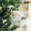 Pink Stroller Resin Pendant / Standard