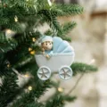 Blue Stroller Resin Pendant / Standard