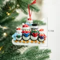 5 Penguins Resin Pendant / Standard