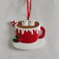 Taza de Café de Navidad 2 Cabezas