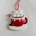 Taza de Café de Navidad 5 Cabezas