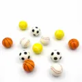 Textured Soccer Basketball Tennis Baseball Set / 4cm