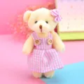 Pink Striped Girl Bear