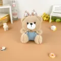 Sitting Overalls Bear - Blue