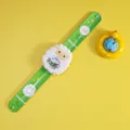 Cute Sheep Green Quartz Print Style