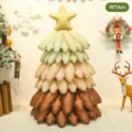 Arbre de Noël Moyen Marron Mat