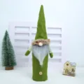 Green Hat Gnome Bottle Cover
