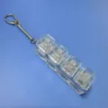 Sans Lumière / PC Transparent 4 Touches Interrupteur Cristal (Silencieux)