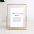 Vertical / 5 Inch + Double Glass Panel / Gold