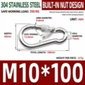 Stainless Steel M10x100 With Screw