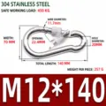 Stainless Steel M12x140 With Screw
