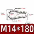 Stainless Steel M14x180 Standard