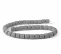 6x6mm (Ca. 60 Perlen) / Waffengrau
