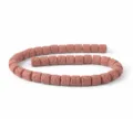 6x6mm (Ca. 60 Perlen) / Dunkelrot