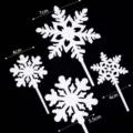 Snowflake with Stick / Silver