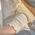 One Size Bare Socks / Milky White