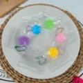 Steamed Bun Squishy Pendant / 6g PVC Bag with Chain
