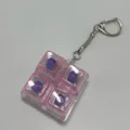 Without Light / High Transparent Pink - 4 Grid