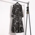 S / Dresses / Black Floral