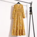 S / Dresses / Yellow Floral