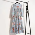 S / Dresses / Light Blue Floral