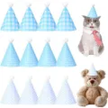 Ruitjes Stippen (Set van 12) / Blauw