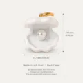 Schelp Parel Hanger Alleen (Zonder Hanger) / 14.3x14.7mm