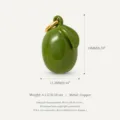 Groene Appel Hanger Alleen (Zonder Hanger) / 15x11.3mm