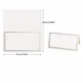 Silver Foil Double-Sided Single-Faced / White