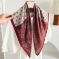 Polka Dot Paisley - Red Beige (Double Sided)