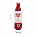 Knitted Santa One-Piece Wool Bottle Cover