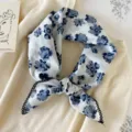70x70cm High Quality Version / Blue Peony White Base