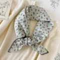 70x70cm High Quality Version / Full Branch Flower Aqua Green