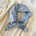 70x70cm High Quality Version / Full Branch Flower Haze Blue