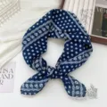 70x70cm High Quality Version / Arranged Small Flower Navy