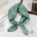 70x70cm High Quality Version / Arranged Small Flower Bean Green