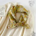 70x70cm High Quality Version / Little Daisy Yellow Green Base