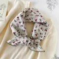 70x70cm High Quality Version / Petal Flower Pink White
