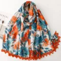 Blue Orange Floral (SL2610-045)