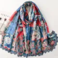 Blue Red Vintage Print (SL2610-041)