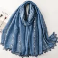 Blue Embroidered Lace (SL2610-032)