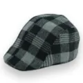 One Size / Large Plaid Dark Gray