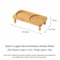 Petit Plateau en Bambou pour Gamelle Double Cylindrique