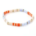 Orange Beige Blue Gold Vintage