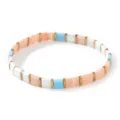 Pink White Blue Gold Fresh