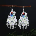 Pavo Real de Esmalte Cloisonné