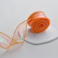 Iridescent Fishtail Yarn / 4cm*9 Yards / Melon Orange